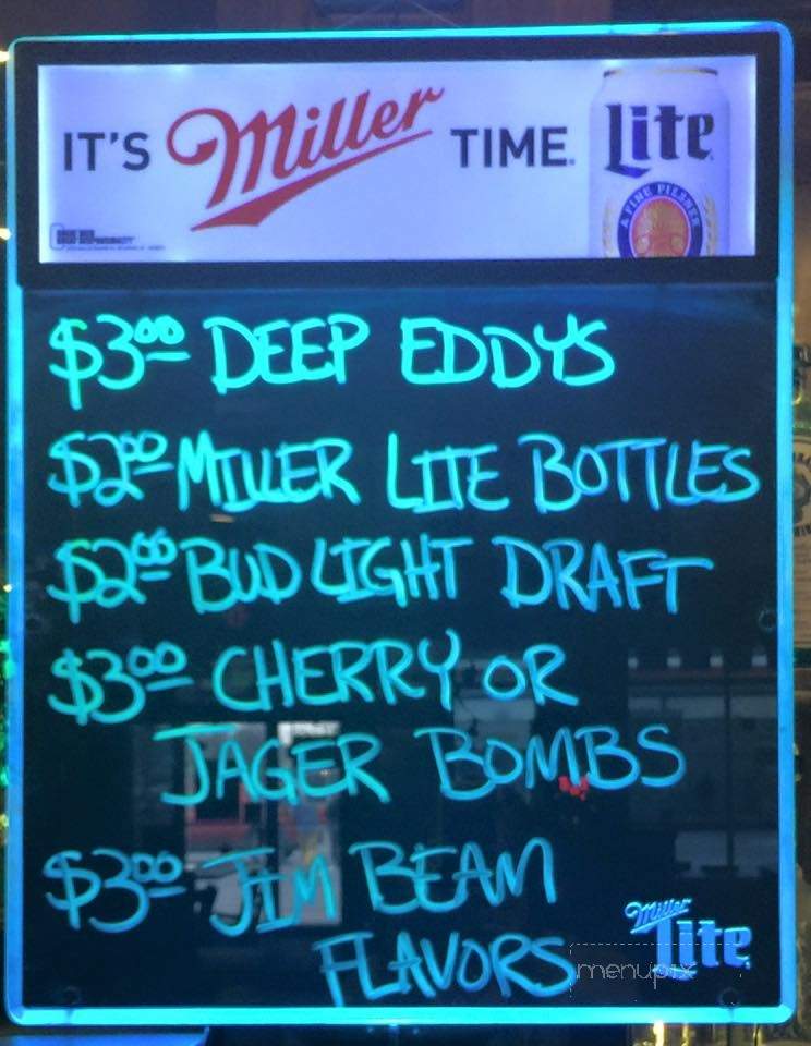 Ziggy's Bar & Grill - Indianapolis, IN menu_pic