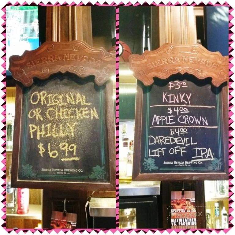 Ziggy's Bar & Grill - Indianapolis, IN menu_pic