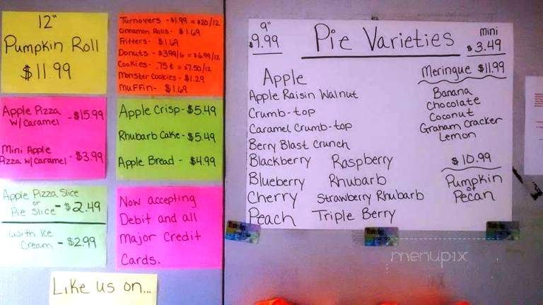 Apple'licious Pie Depot - Gays Mills, WI menu_pic
