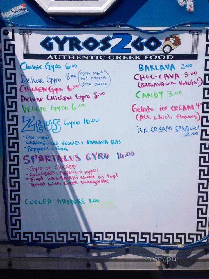 Gyros 2 Go - Sheboygan, WI menu_pic
