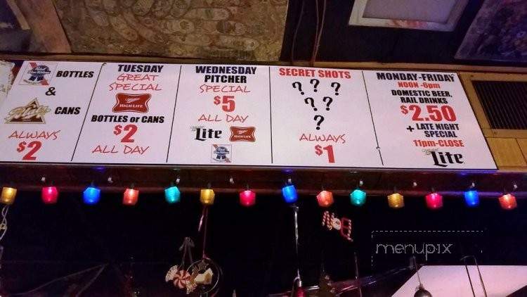 Sugar Cane Tavern - Milwaukee, WI menu_pic
