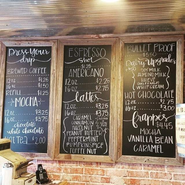 Aviator Artisan Coffee Roasters - Cheney, KS menu_pic
