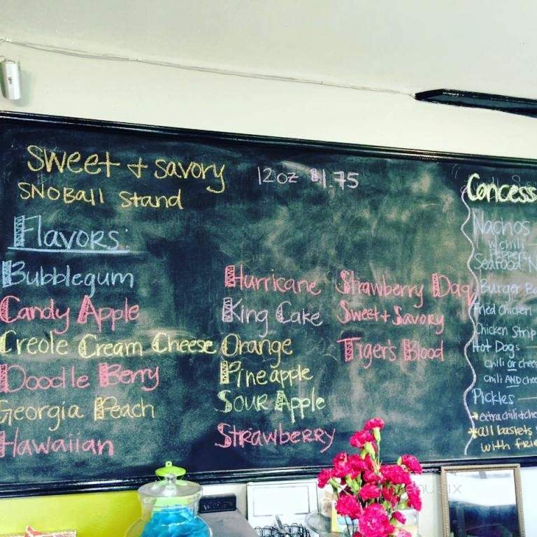 Sweet & Savory Company - Gonzales, LA menu_pic