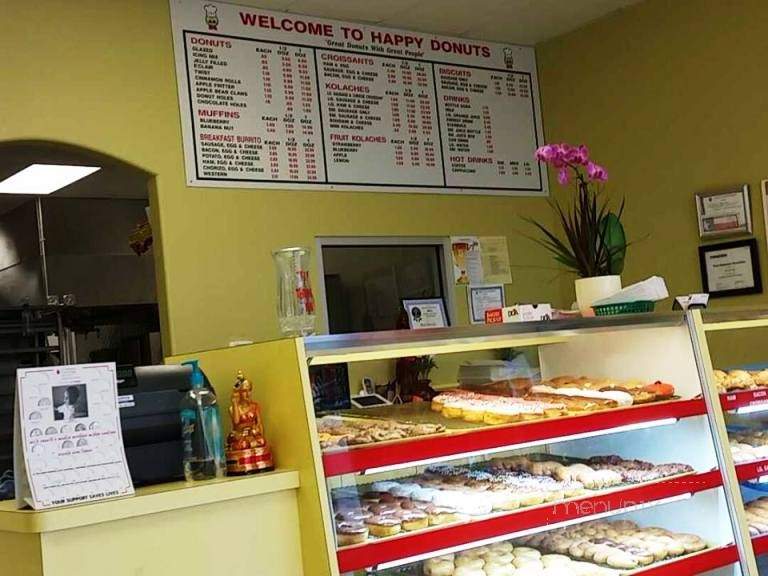 Happy Donuts - Willits, CA menu_pic