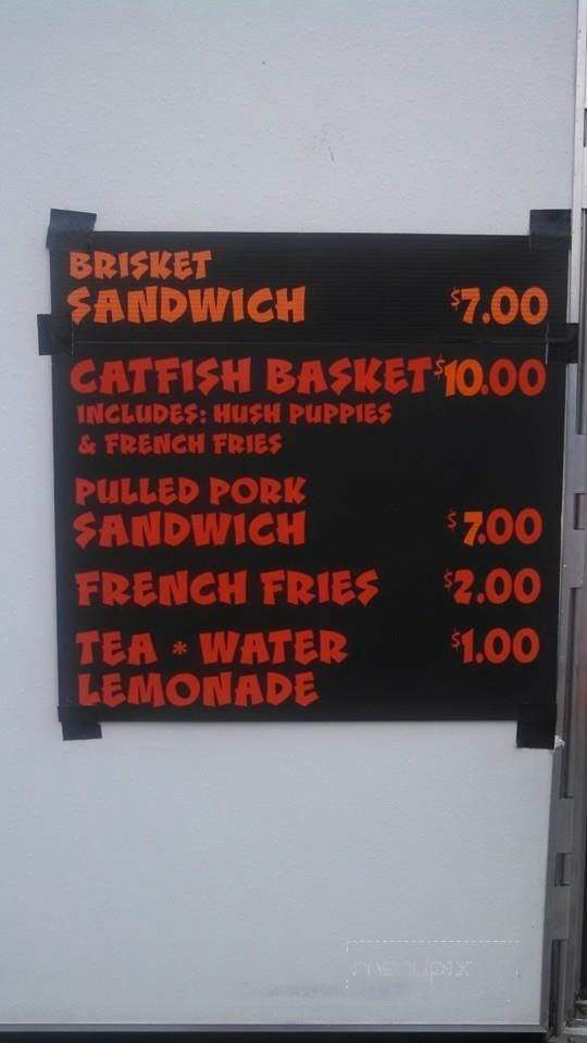 Fat And Happy BBQ - Memphis, TX menu_pic
