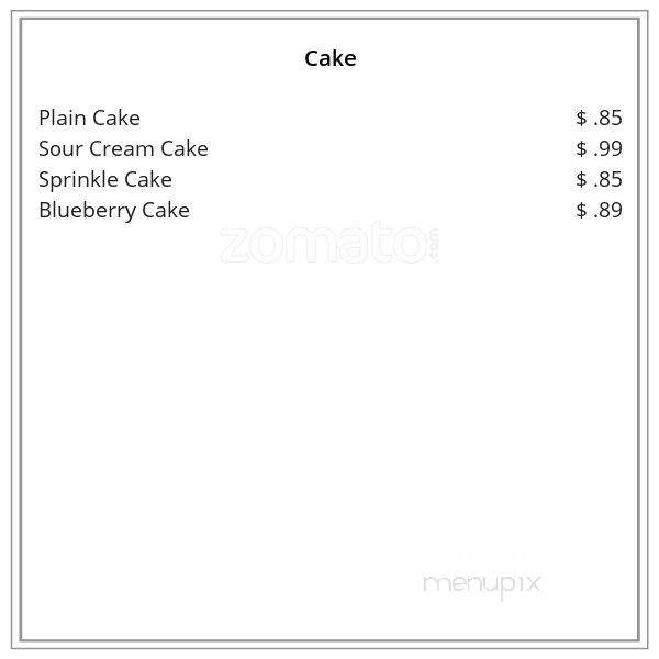 Sonny Donut - Mc Kinney, TX menu_pic