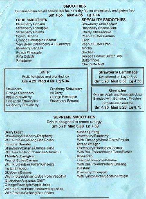 Thirstys - Grapevine, TX menu_pic