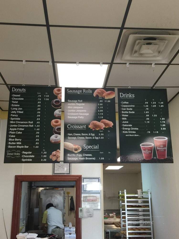 Olympian Donut - Irving, TX menu_pic