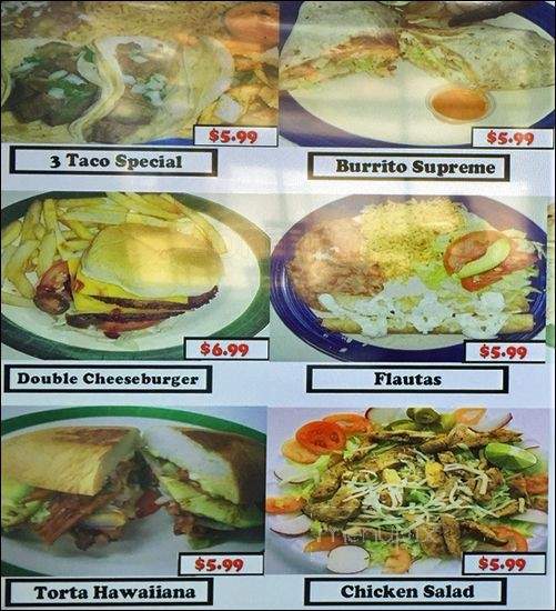 Fox Fuels Tacos and More - Irving, TX menu_pic