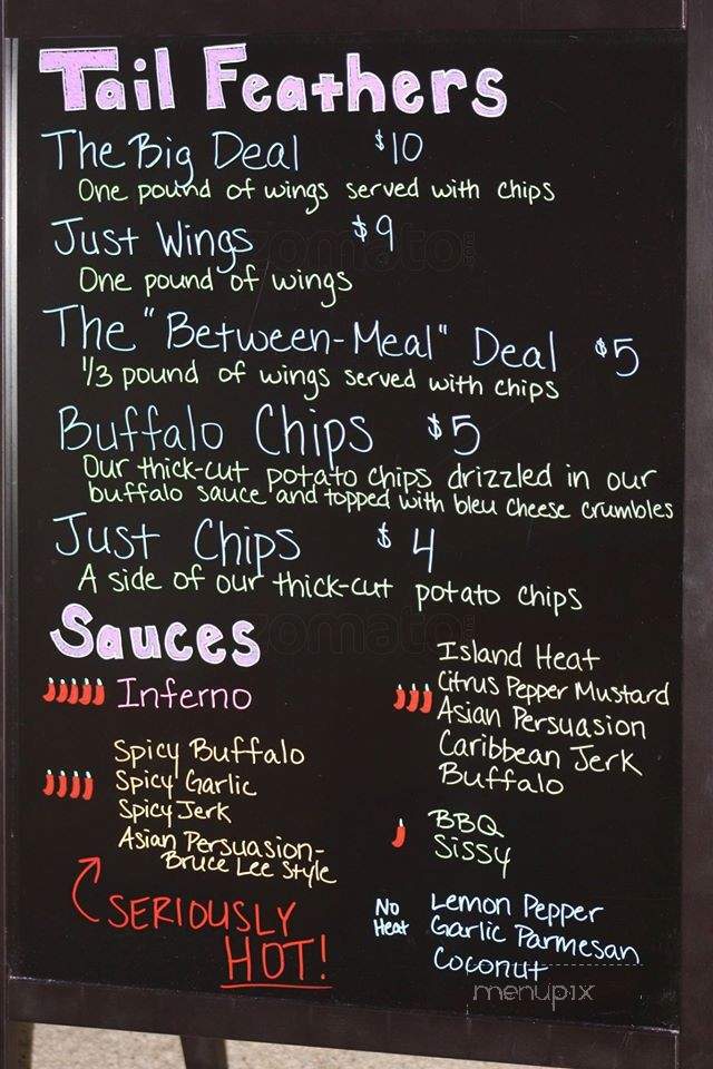 Tail Feathers Wing Wagon - Fort Worth, TX menu_pic