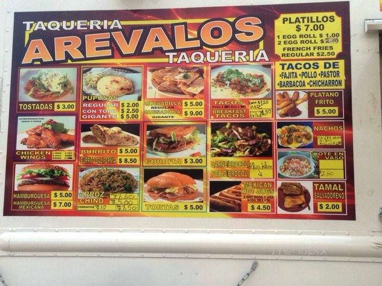 /250756752/Takeria-Arevalo-Menu-Houston-TX - Houston, TX