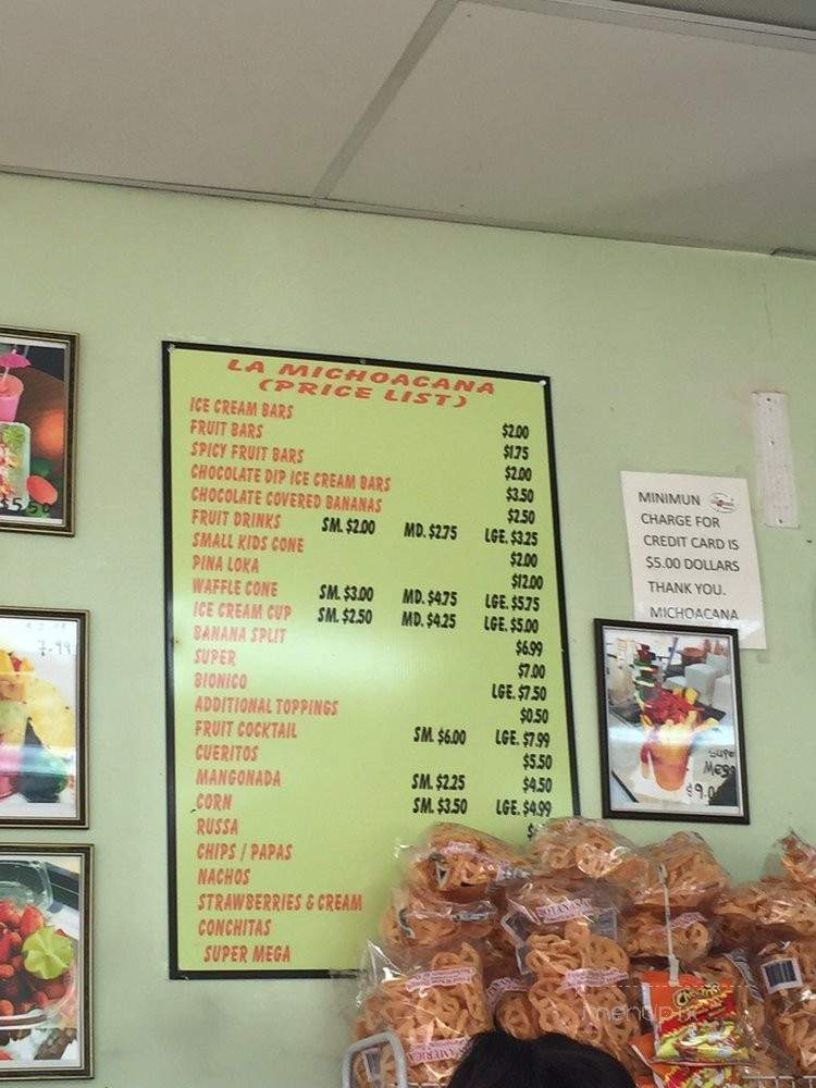 /250762379/La-Michoacana-Natural-Menu-Houston-TX - Houston, TX