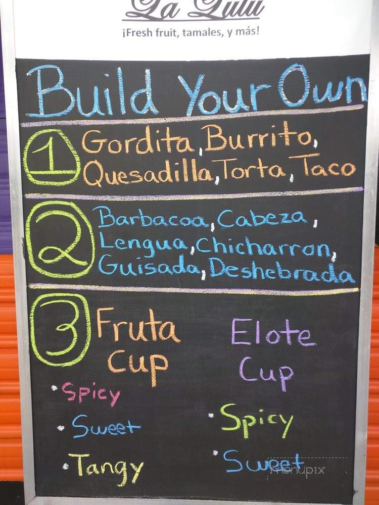 La Lulu - Austin, TX menu_pic