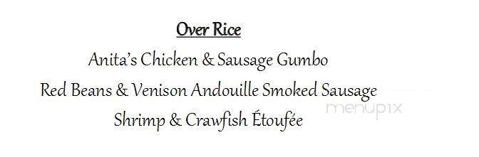 Cajun Kitch'n - Denver, CO menu_pic