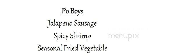 Cajun Kitch'n - Denver, CO menu_pic