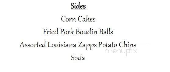 Cajun Kitch'n - Denver, CO menu_pic