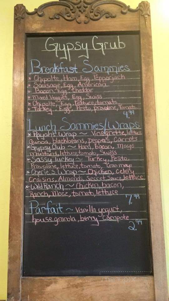 Gypsy Javas - Pueblo, CO menu_pic