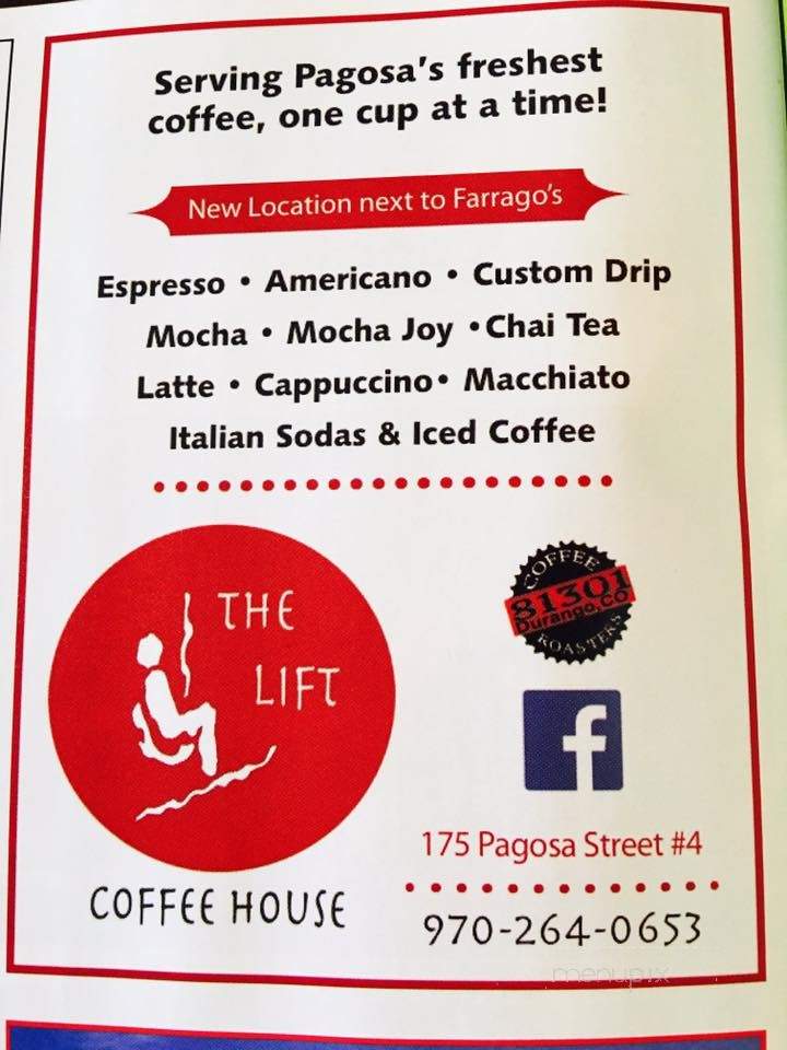 /250793908/The-Lift-Coffee-House-Pagosa-Springs-CO - Pagosa Springs, CO