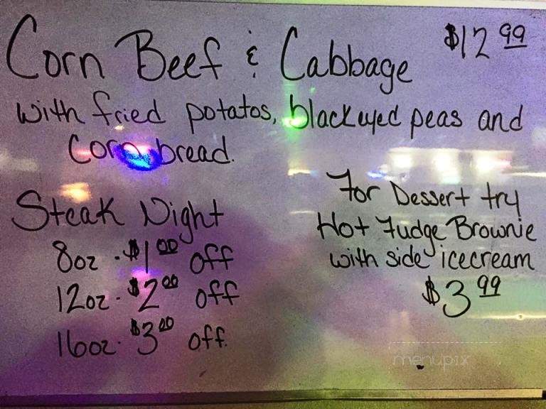 Roadhouse Bar and Grill - Laquey, MO menu_pic