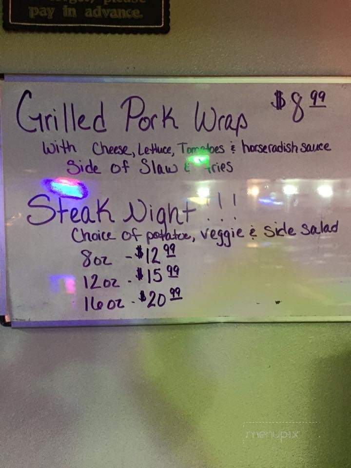 Roadhouse Bar and Grill - Laquey, MO menu_pic