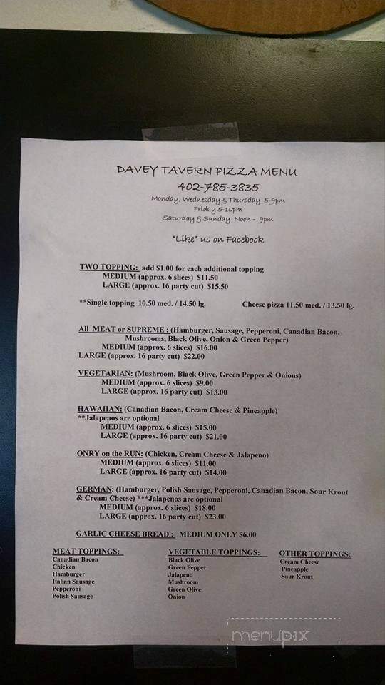 /250810596/Davey-Tavern-Davey-NE - Davey, NE