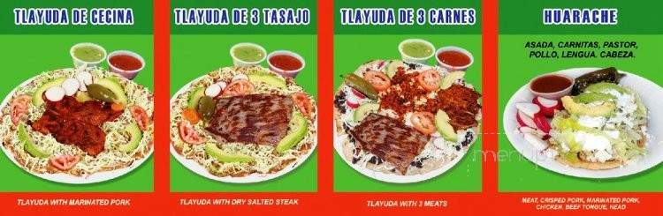 food truck carmen's - Los Angeles, CA menu_pic
