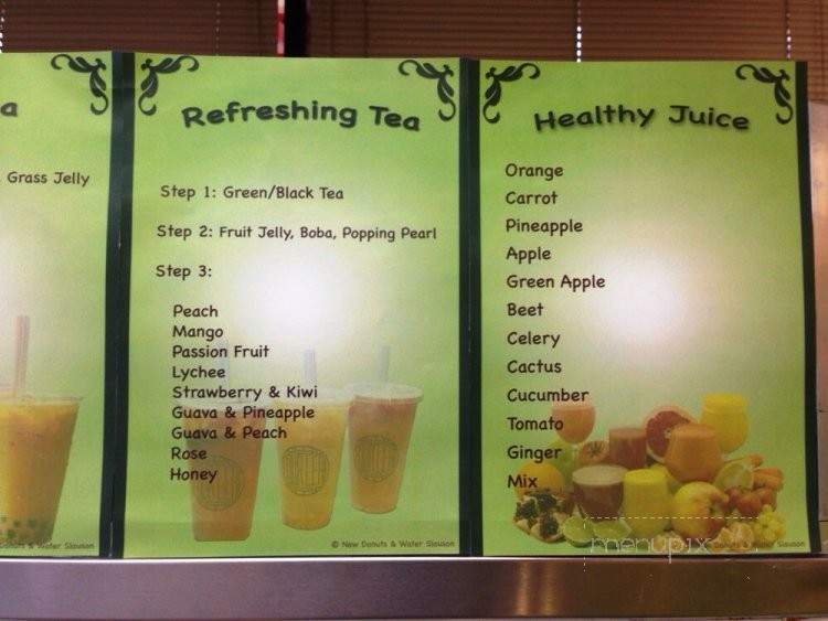 Donuts & Water - Maywood, CA menu_pic