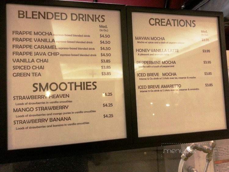 KCCO Coffee - Mission Viejo, CA menu_pic