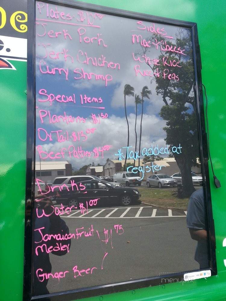 Jah T'aime - Honolulu, HI menu_pic