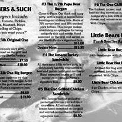 Oso Fishing Pier - Corpus Christi, TX menu_pic