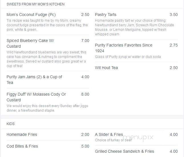 O'Reilly's Irish Pub - Lubbock, TX menu_pic