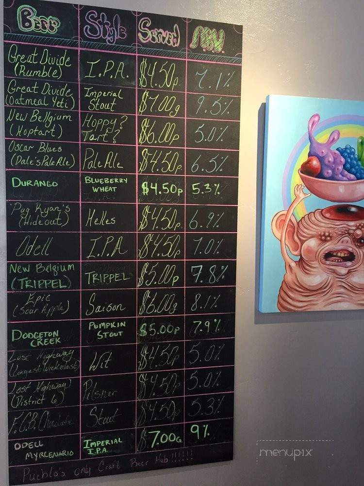 Stacks - Pueblo, CO menu_pic