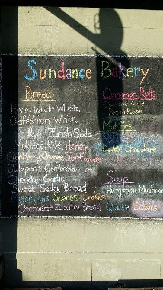 Sundance Bakery - Langley, WA menu_pic
