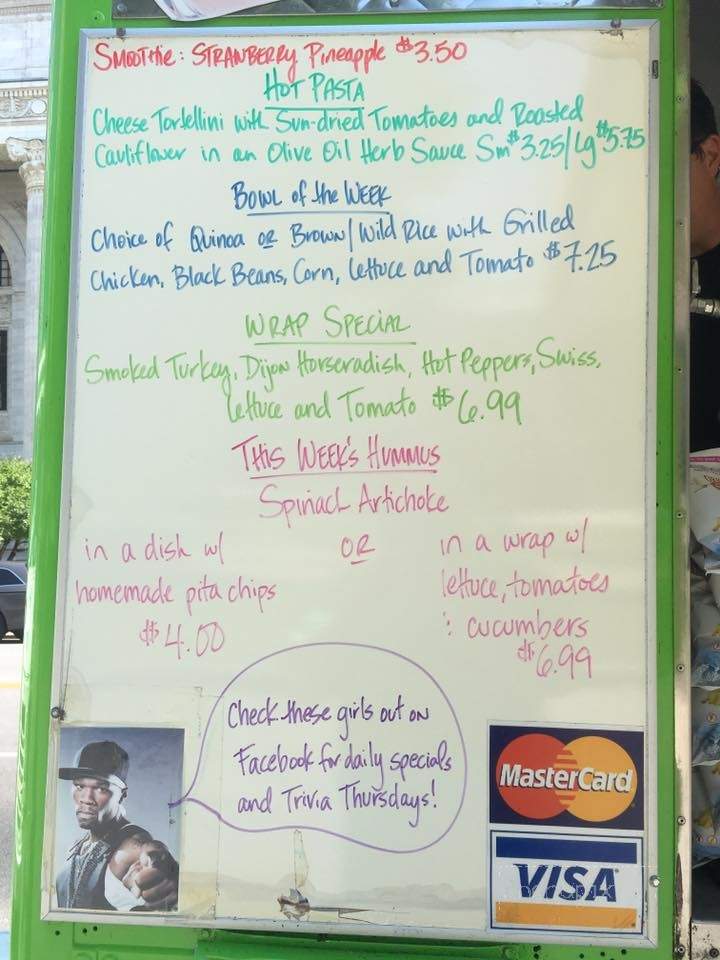 Healthy Cafe Truck - Albany, NY menu_pic