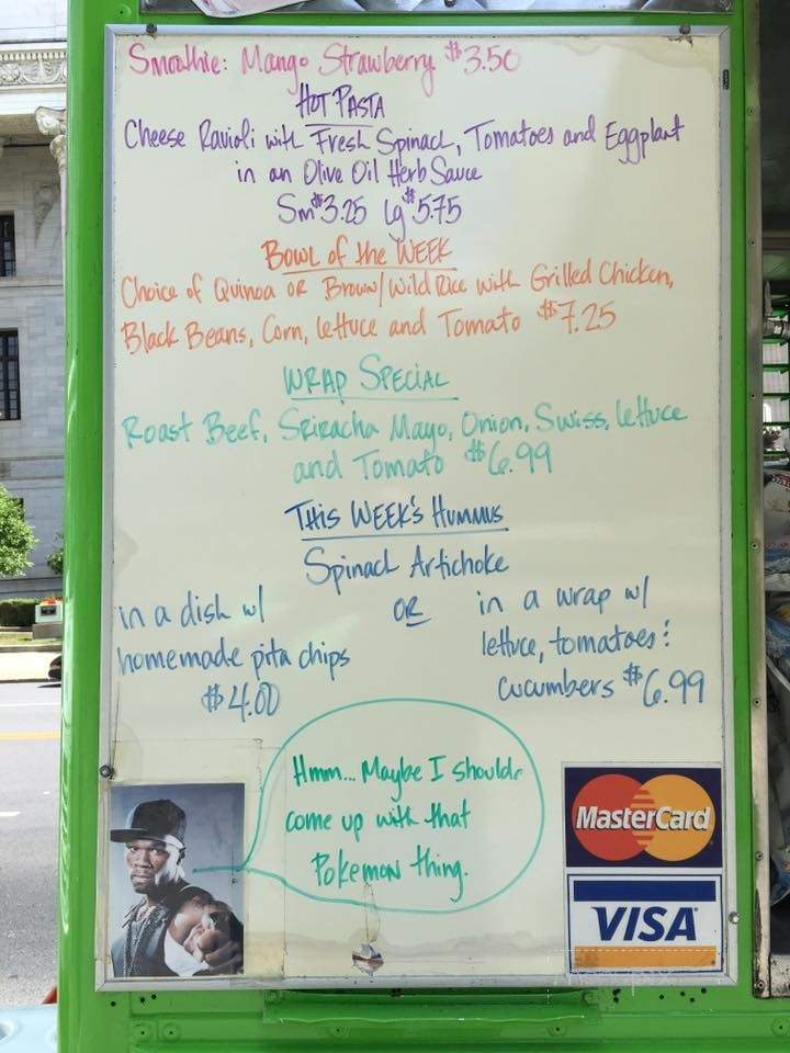 Healthy Cafe Truck - Albany, NY menu_pic