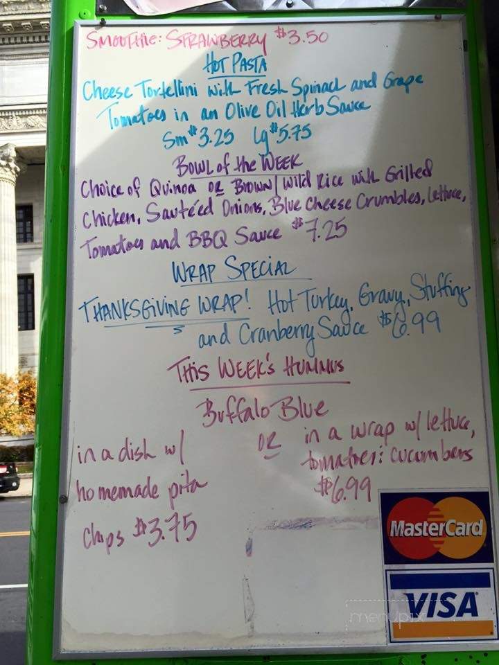 Healthy Cafe Truck - Albany, NY menu_pic