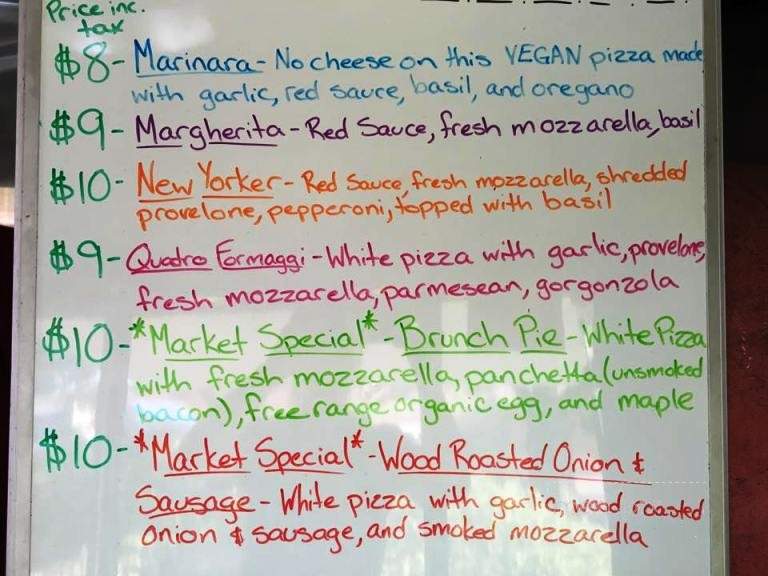 O.G. Wood Fire Pizza Truck - Buffalo, NY menu_pic