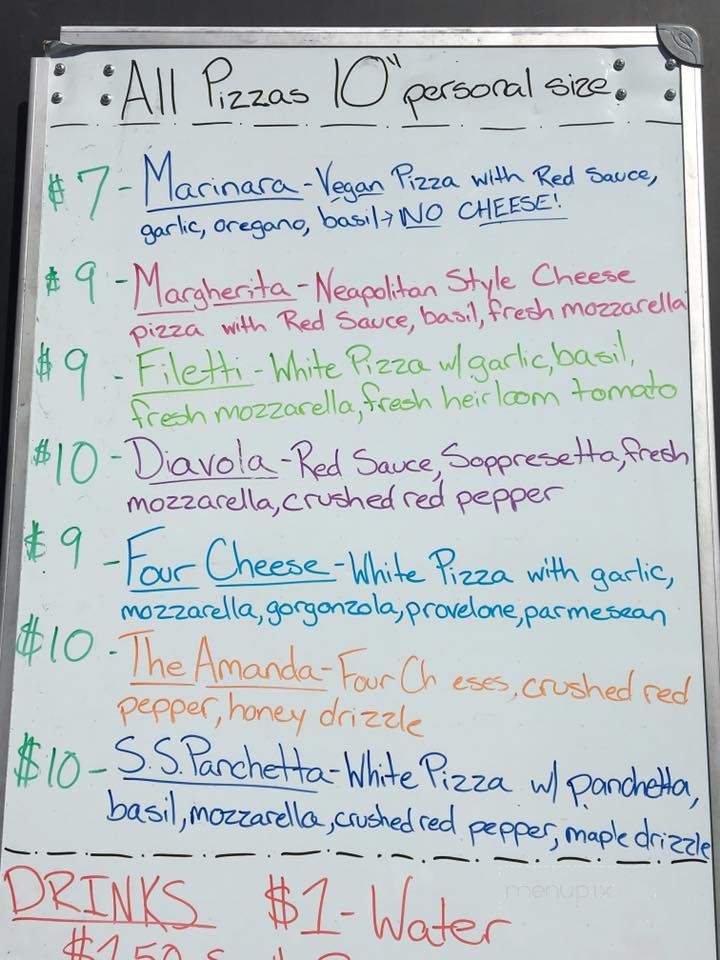 O.G. Wood Fire Pizza Truck - Buffalo, NY menu_pic