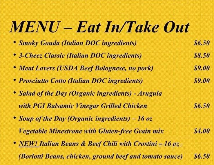The Original Mac & Cheez - Rochester, NY menu_pic