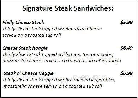 Lion's Den Coffee Bar - Fishertown, PA menu_pic
