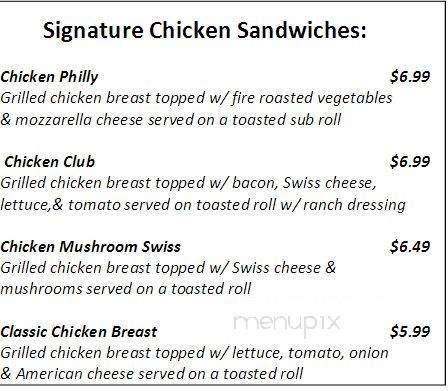 Lion's Den Coffee Bar - Fishertown, PA menu_pic