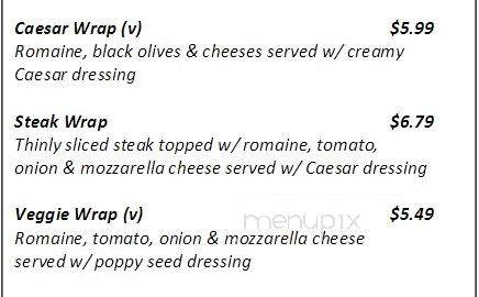 Lion's Den Coffee Bar - Fishertown, PA menu_pic