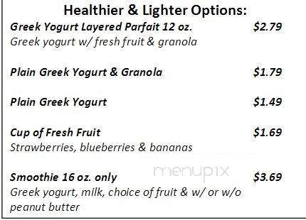 Lion's Den Coffee Bar - Fishertown, PA menu_pic