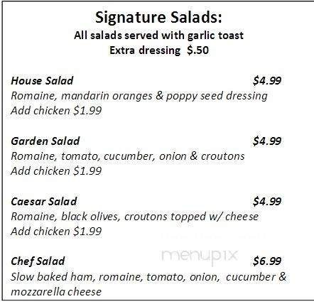 Lion's Den Coffee Bar - Fishertown, PA menu_pic