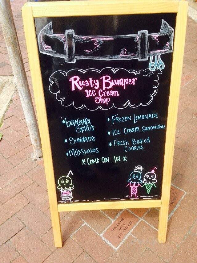Rusty Bumper Ice Cream Shop - Winston-Salem, NC menu_pic