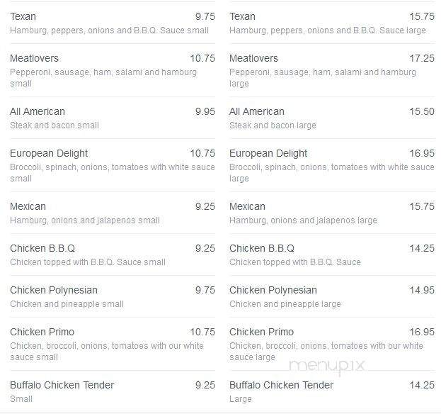 Gonic House Of Pizza - Rochester, NH menu_pic