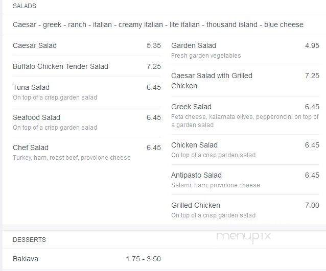 Gonic House Of Pizza - Rochester, NH menu_pic