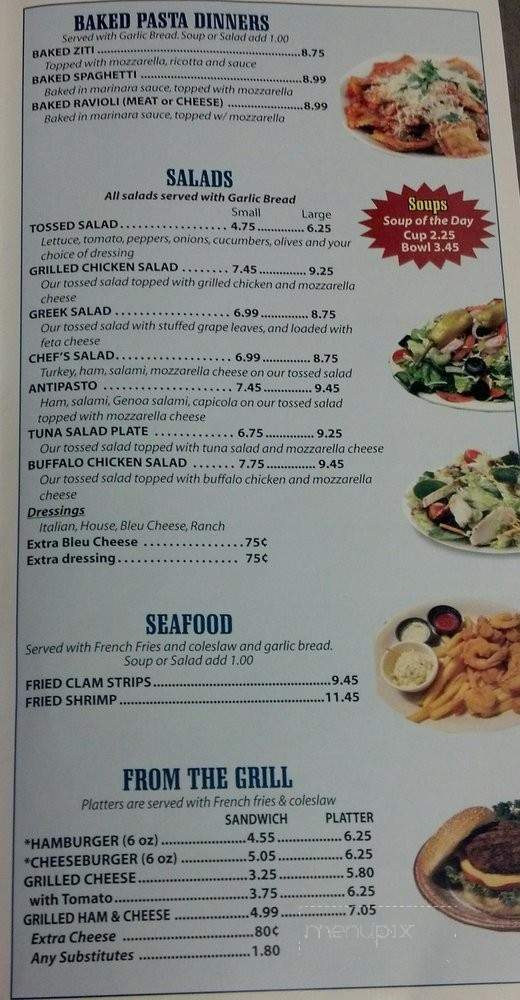 Dimitri's Pizza - Sprague, CT menu_pic