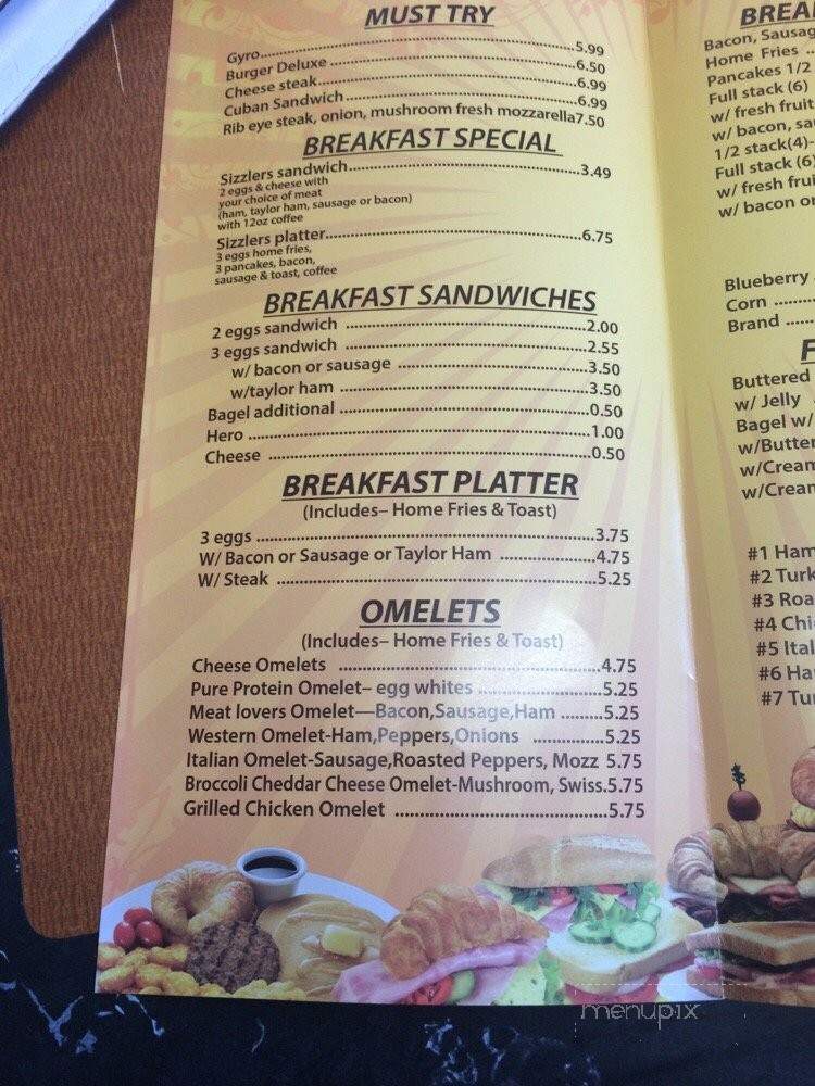 Top Notch - North Bergen, NJ menu_pic