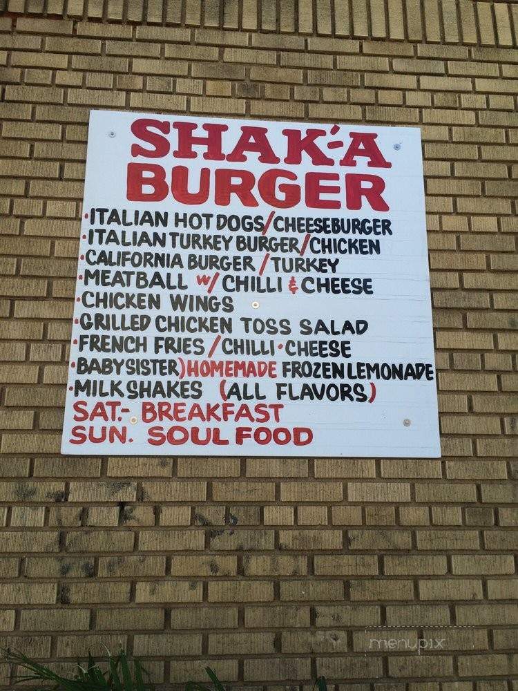 Shak-A-Burger - Newark, NJ menu_pic